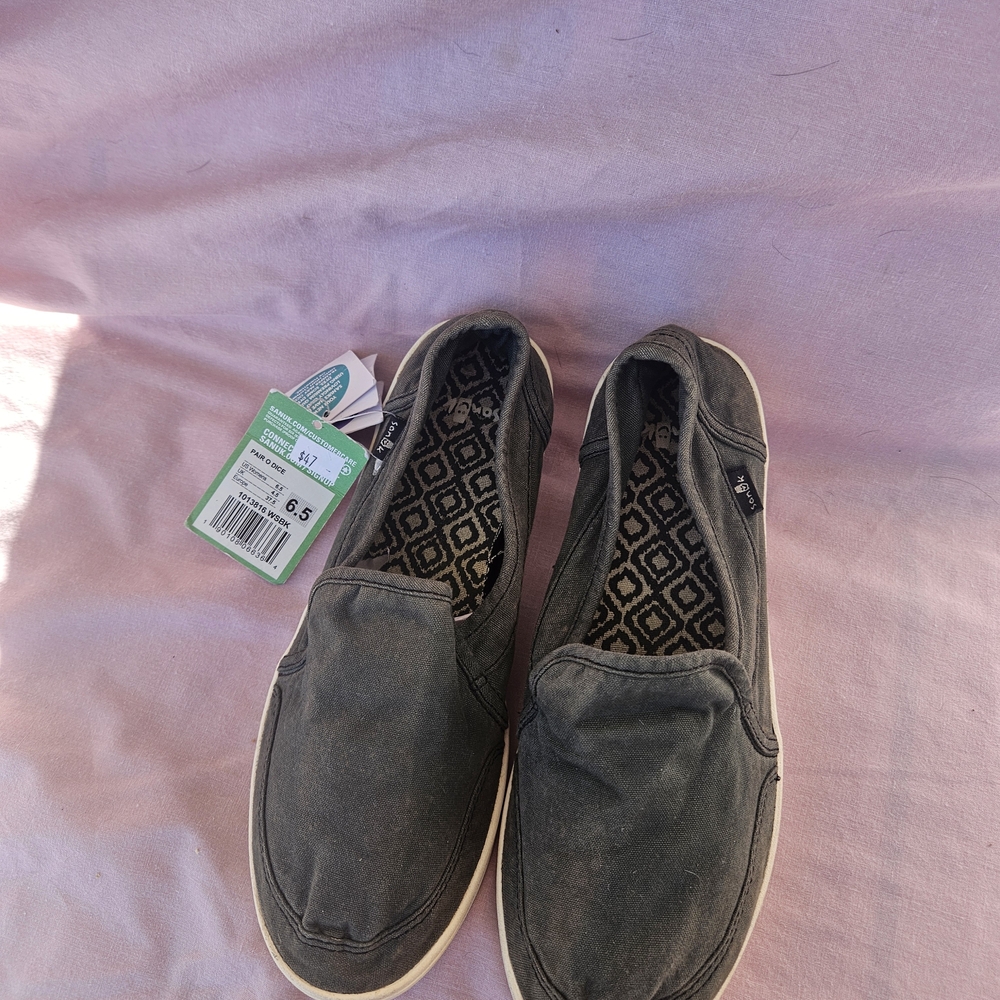Sanuk Olive Slip-On Shoes